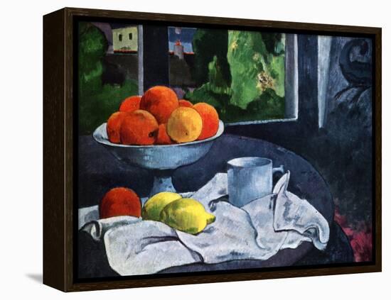 Still Life with Fruit, Brittany, 19th Century-Paul Gauguin-Framed Premier Image Canvas