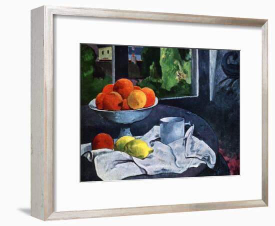 Still Life with Fruit, Brittany, 19th Century-Paul Gauguin-Framed Giclee Print