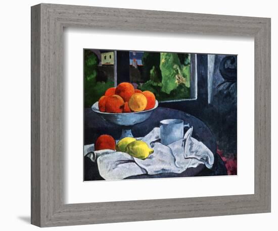 Still Life with Fruit, Brittany, 19th Century-Paul Gauguin-Framed Giclee Print