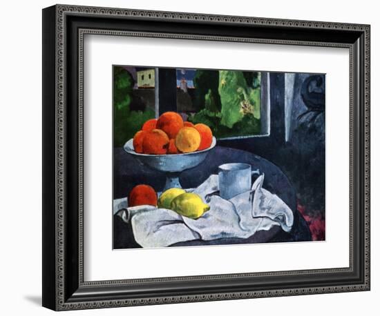 Still Life with Fruit, Brittany, 19th Century-Paul Gauguin-Framed Giclee Print