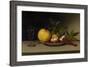 Still Life with Fruit, Cakes and Wine, 1821-Raphaelle Peale-Framed Giclee Print