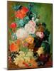 Still Life with Fruit, Flowers and Bird's Nest-Jan van Os-Mounted Giclee Print