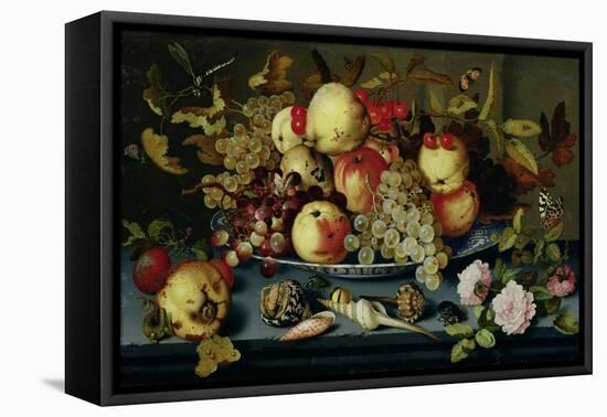 Still Life with Fruit, Flowers and Seafood-Balthasar van der Ast-Framed Premier Image Canvas