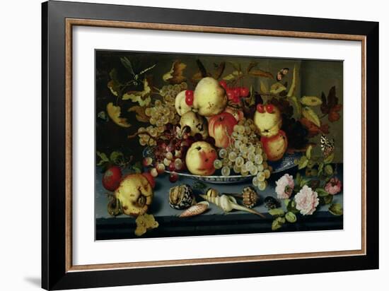 Still Life with Fruit, Flowers and Seafood-Balthasar van der Ast-Framed Giclee Print