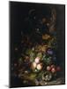 Still Life with Fruit, Flowers, Reptiles and Insects-Rachel Ruysch-Mounted Giclee Print