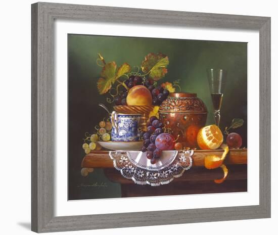 Still Life with Fruit I-Raymond Campbell-Framed Giclee Print