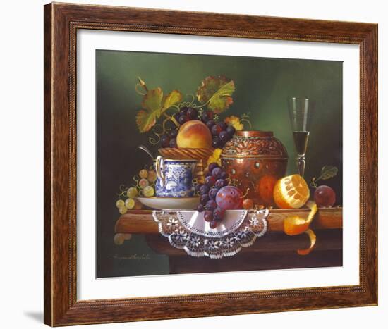 Still Life with Fruit I-Raymond Campbell-Framed Giclee Print