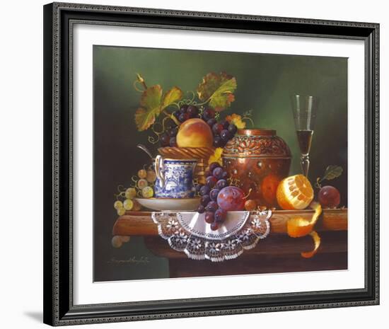 Still Life with Fruit I-Raymond Campbell-Framed Giclee Print