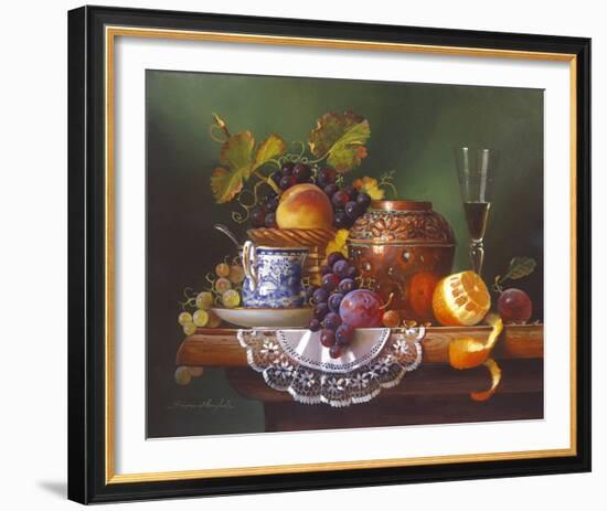 Still Life with Fruit I-Raymond Campbell-Framed Giclee Print