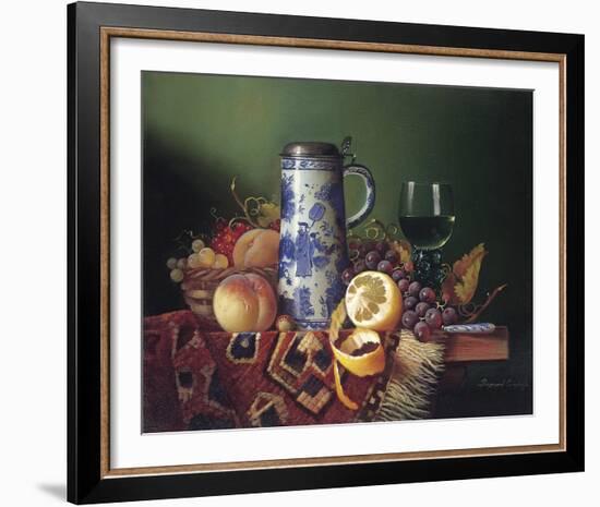 Still Life with Fruit II-Raymond Campbell-Framed Giclee Print