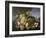 Still Life with Fruit in Landscape-Severin Roesen-Framed Giclee Print