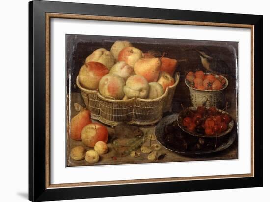 Still Life with Fruit, Late 16th-Early 17th Century-Georg Flegel-Framed Giclee Print