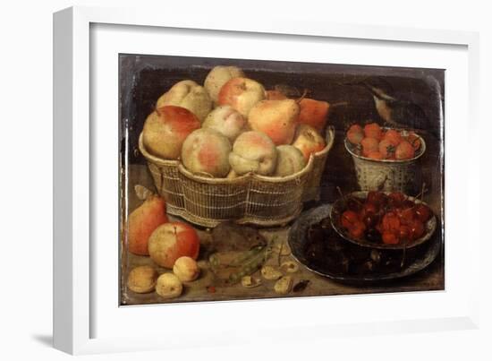 Still Life with Fruit, Late 16th-Early 17th Century-Georg Flegel-Framed Giclee Print