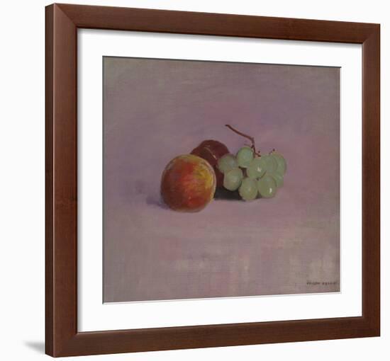 Still Life with Fruit-Odilon Redon-Framed Premium Giclee Print