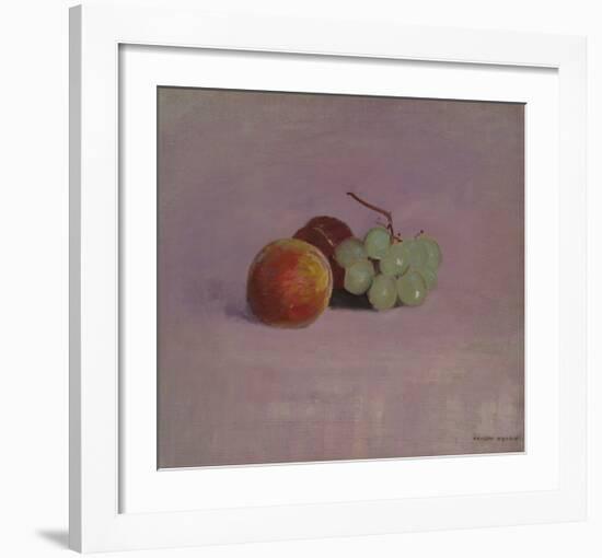 Still Life with Fruit-Odilon Redon-Framed Premium Giclee Print