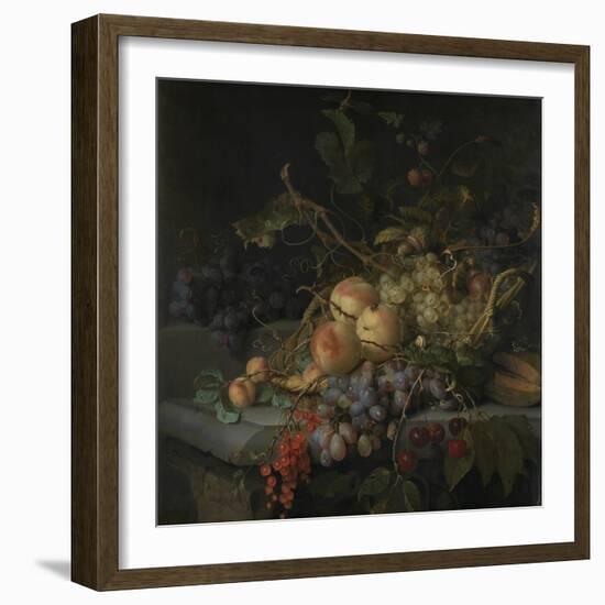 Still Life with Fruit-Jacob van Walscapelle-Framed Art Print