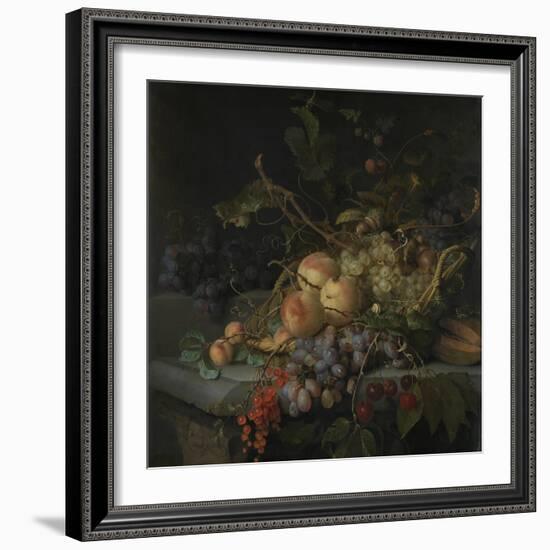 Still Life with Fruit-Jacob van Walscapelle-Framed Art Print