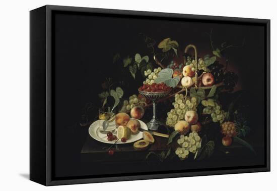 Still Life with Fruit-Severin Roesen-Framed Premier Image Canvas