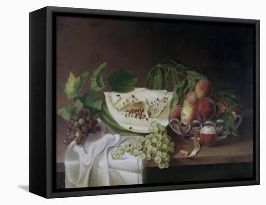 Still Life with Fruit-Charles Willson Peale-Framed Premier Image Canvas