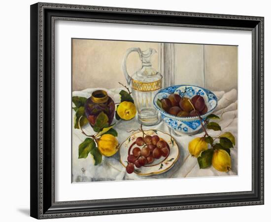 Still Life with Fruit,-Cristiana Angelini-Framed Giclee Print