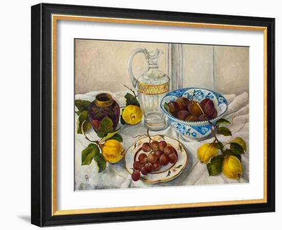 Still Life with Fruit,-Cristiana Angelini-Framed Giclee Print