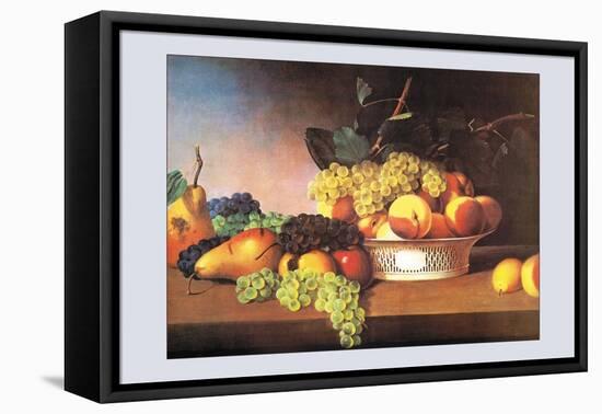 Still Life with Fruit-James Peale-Framed Stretched Canvas