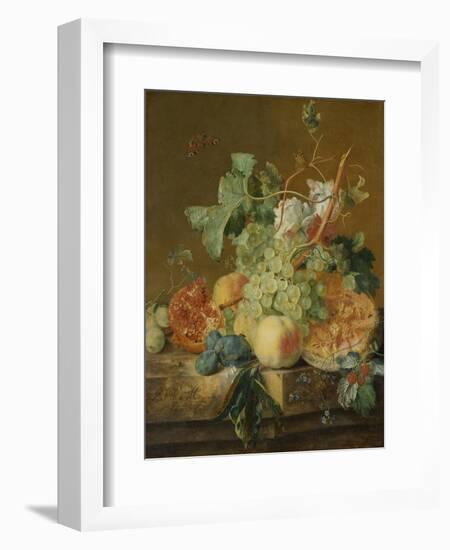 Still Life with Fruit-Jan van Huysum-Framed Art Print