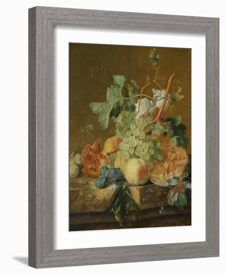 Still Life with Fruit-Jan van Huysum-Framed Art Print