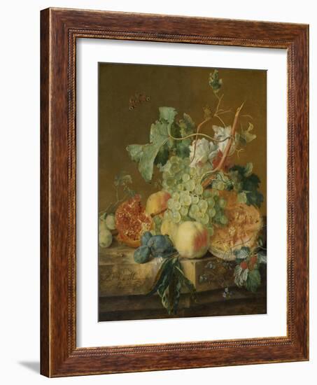 Still Life with Fruit-Jan van Huysum-Framed Art Print