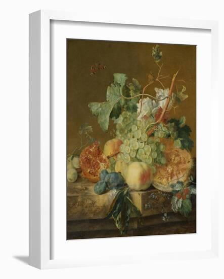 Still Life with Fruit-Jan van Huysum-Framed Art Print