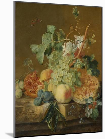Still Life with Fruit-Jan van Huysum-Mounted Art Print