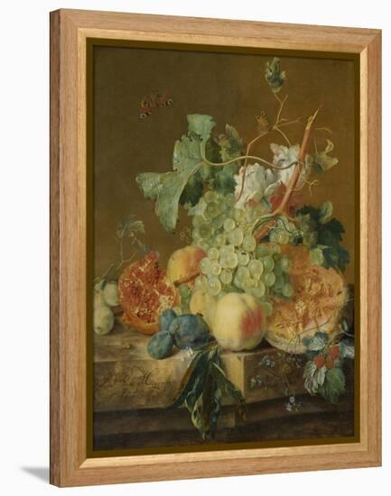 Still Life with Fruit-Jan van Huysum-Framed Stretched Canvas