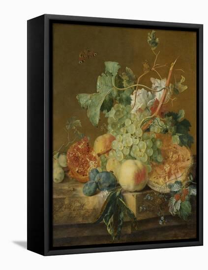 Still Life with Fruit-Jan van Huysum-Framed Stretched Canvas