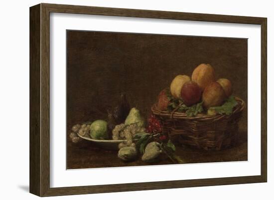 Still Life with Fruit-Henri Fantin-Latour-Framed Art Print