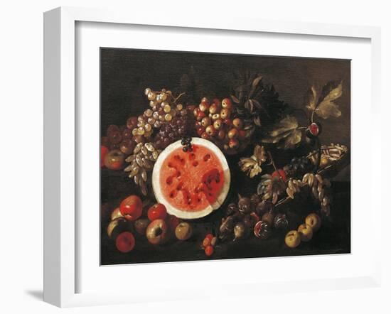 Still Life with Fruit-Giuseppe Recco-Framed Giclee Print