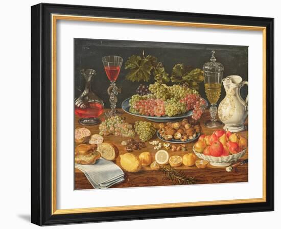 Still Life with Fruit-null-Framed Giclee Print