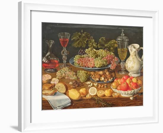 Still Life with Fruit-null-Framed Giclee Print