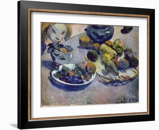 Still-Life with Fruits, 1888-Paul Gauguin-Framed Giclee Print