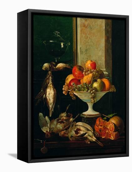Still Life with Fruits and Game-null-Framed Premier Image Canvas