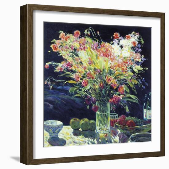 Still Life with Fruits-Malva-Framed Giclee Print