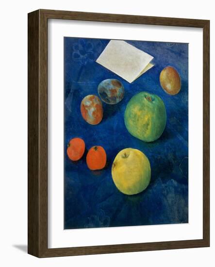 Still Life with Fruits-Kosjma Ssergej Petroff-Wodkin-Framed Giclee Print