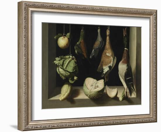 Still Life with Game Fowl, 1600-03-Juan Sanchez Cotan-Framed Giclee Print