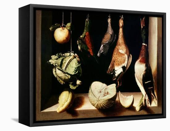 Still-Life with Game Fowl, 1600-1603-Juan Sanchez Cotan-Framed Premier Image Canvas