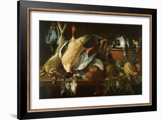 Still Life With Games And Vegetables-Adriaen van Utrecht-Framed Giclee Print