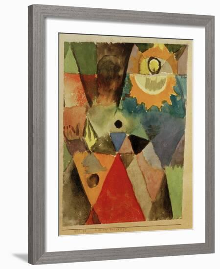 Still Life with Gas Lamp-Paul Klee-Framed Giclee Print