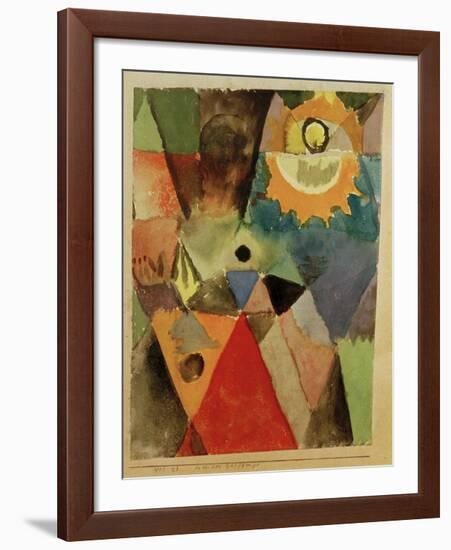 Still Life with Gas Lamp-Paul Klee-Framed Giclee Print