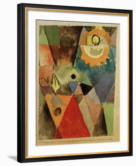 Still Life with Gas Lamp-Paul Klee-Framed Giclee Print