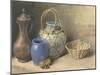 Still Life with Ginger Jar, C.1825-William Henry Hunt-Mounted Giclee Print