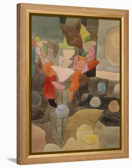 Still Life with Gladioli; Gladiolen Still Leben-Paul Klee-Framed Premier Image Canvas