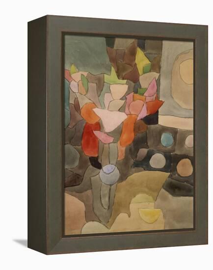 Still Life with Gladioli; Gladiolen Still Leben-Paul Klee-Framed Premier Image Canvas